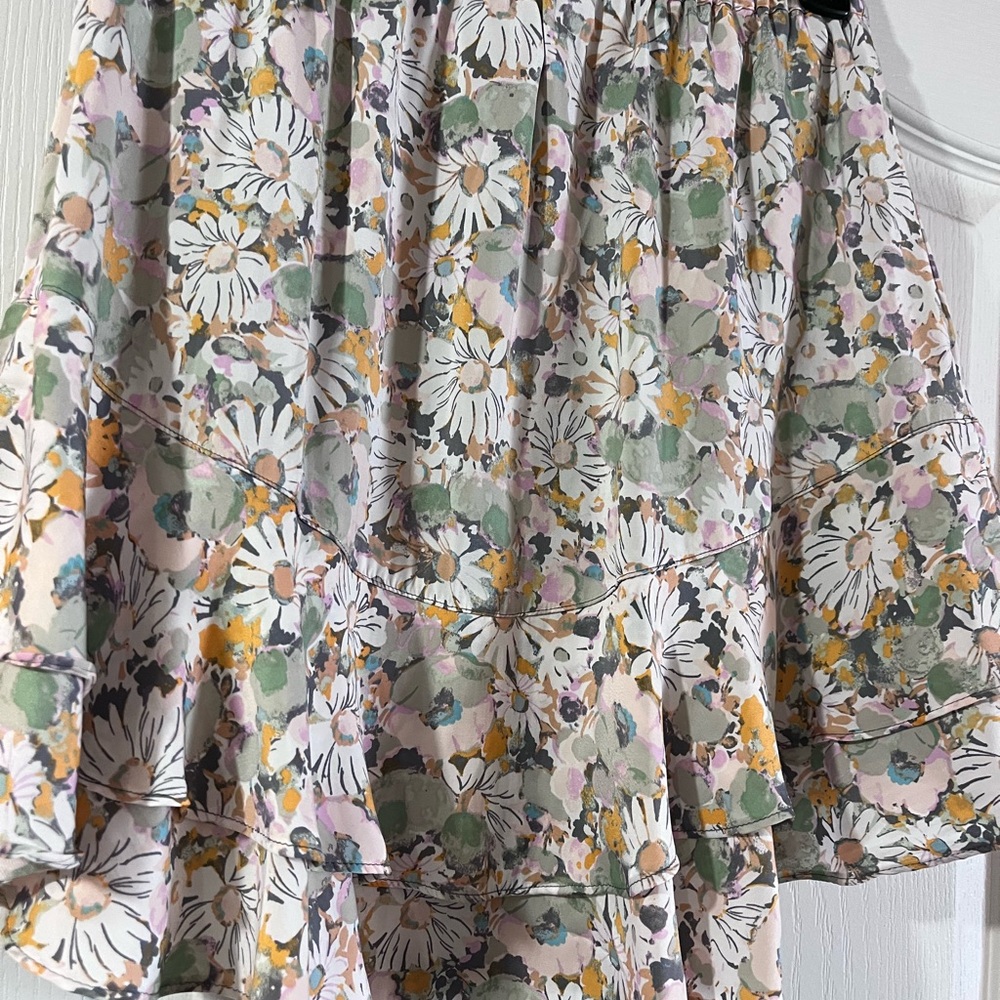 Floral Ruffle Skirt - Multicolor - Picture 5 of 6